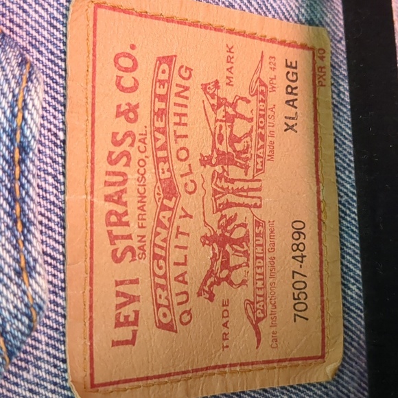 Levi's Vintage Denim Jacket X large - Picture 2 of 4